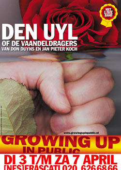 Poster DEN UYL, of: de vaandeldragers 